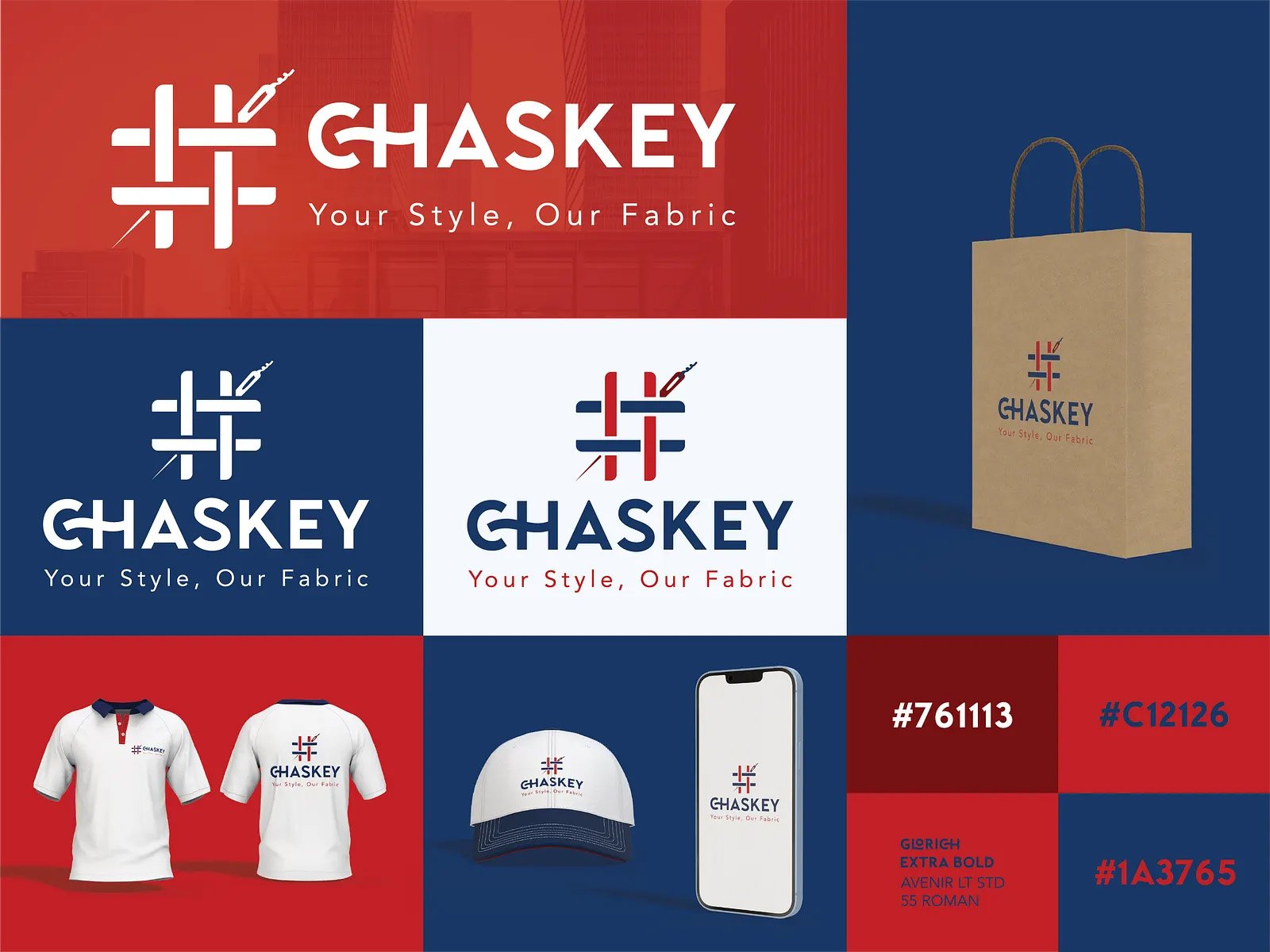 Chaskey - Modern Branding Logo Design by Mindvition Solution